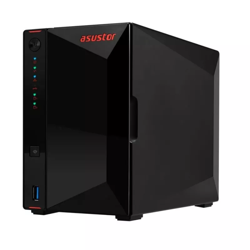 Asustor AS5402T NAS/datu glabāšanas serveris Intel® Celeron® N5105 4 GB DDR4 0 TB ADM Melns