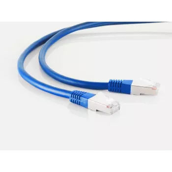 S/CONN Cat6 S/FTP 1m tīkla kabelis zils RJ-45 zelts