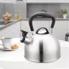 Elektriskā tējkanna Maestro MR-1336 1,8 L, nerūsējošā tērauda korpuss, melns vēss rokturis