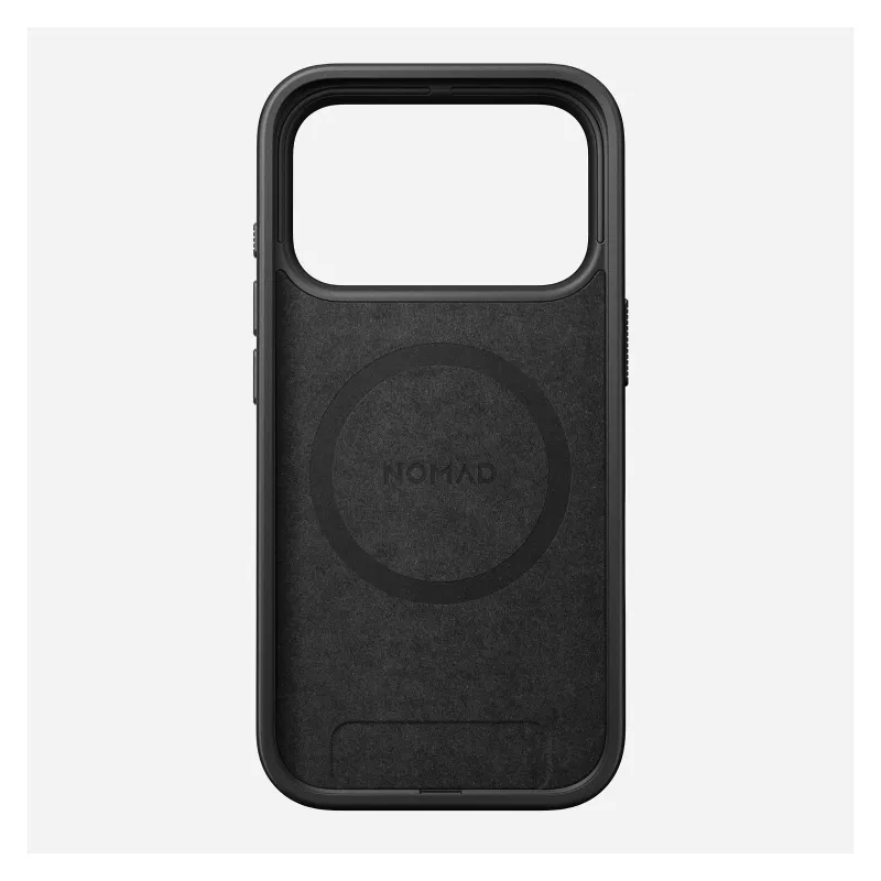 Mobilā tālruņa maciņš Nomad NM014001858 Cover priekš Apple iPhone 17 Pro, piemērots 16 cm (6,3 collu) ekrānam, melns