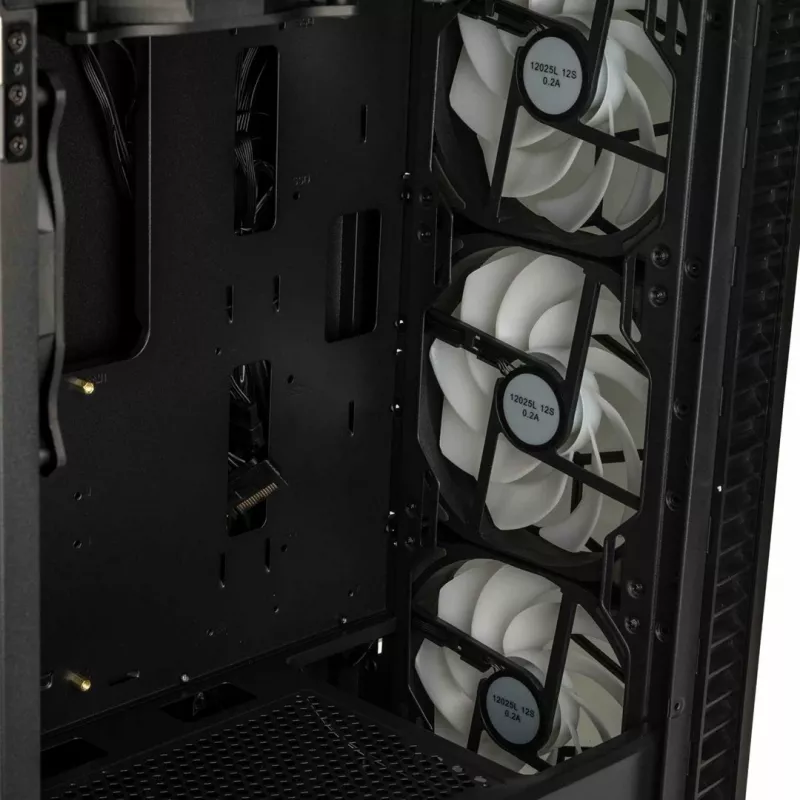 Kolink Observatory HF Glass ARGB Midi-Tower - melns