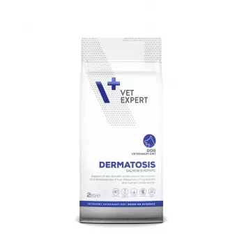 VET EXPERT Veterinary Diet Dermatosis Dog Salmon & Potato - sausā suņu barība - 2 kg