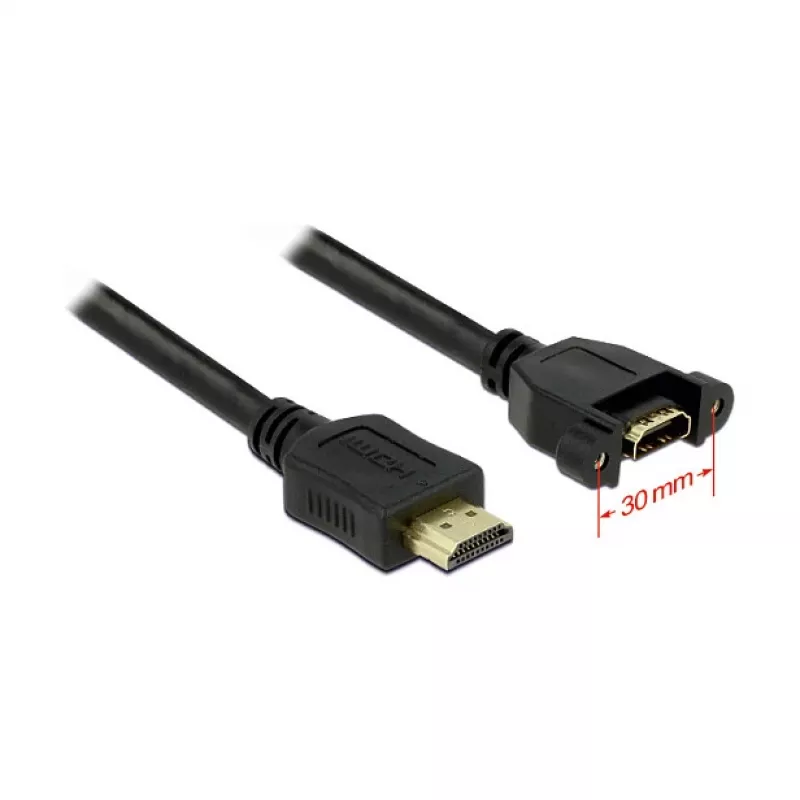 HDMI kabelis DeLOCK 1m 2xHDMI