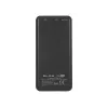 Pārnēsājams ārējais akumulators BLOW PB10A 10000mAh polimēra baterija, 2x USB-A izejas, 22,5W kopējā jauda, Micro‑USB ieeja, melns