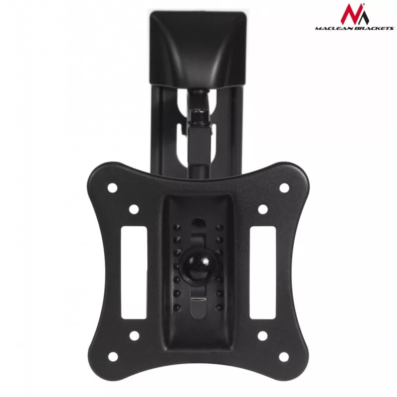 Sienas stiprinājums televizoram/monitoram MACLEAN MC-719, ekrāniem līdz 68,6 cm (27 collas), maks. 15 kg, VESA 100x100, melns