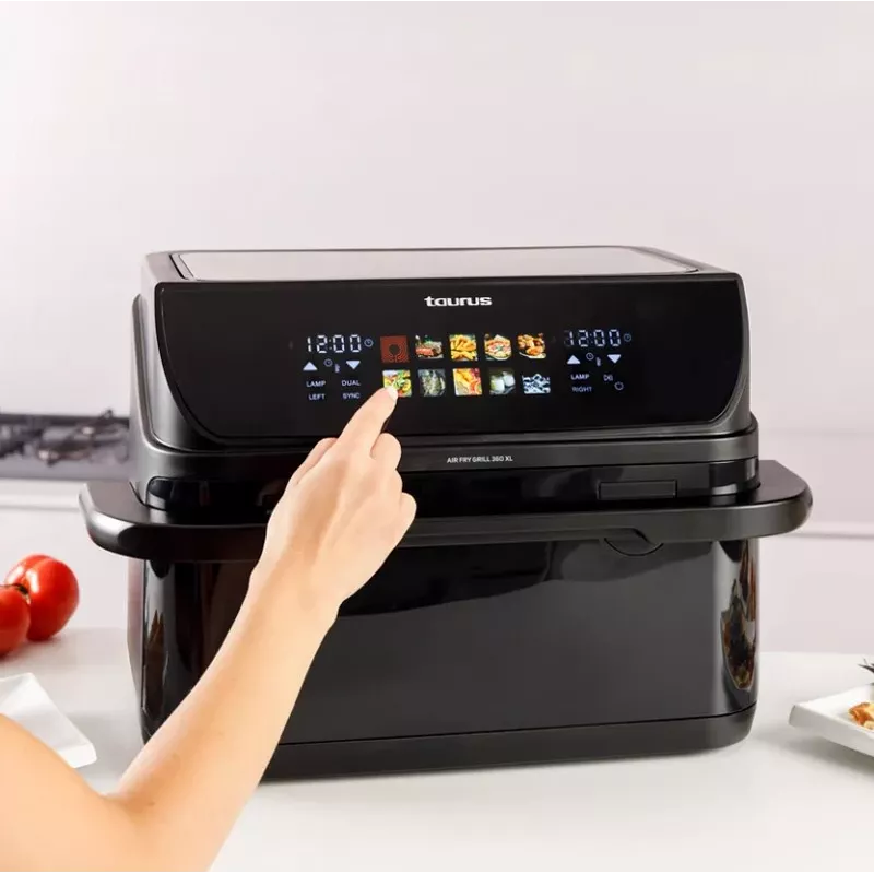 Beztauku fritieris ar garo grozu un grilu Taurus 973004000