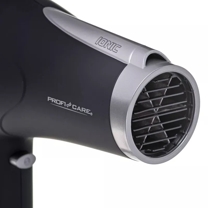 Matu žāvētājs Profi-Care PC-HTD 3113 — 2200 W, jonu, 3 siltuma līmeņi, 2 ātrumi, melns