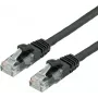 UTP PatchCord Cat6a. CU. Melns. 0.3 m - Kabelis - Tīkla (21.99.1464)