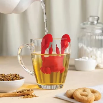 Silicone Tea Infuser Ototo Design OT973 Red 66mm 81mm