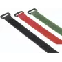Hama 00221006 kabeļu saite Āķa un cilpas kabeļu saite Neilons Melna, Zaļa, Sarkana 9 gab.