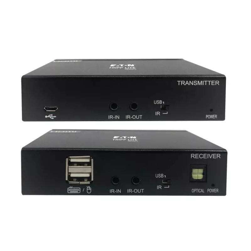 Eaton Tripp Lite Series DisplayPort uz HDMI pagarinātāja komplekts pa Cat6 ar KVM atbalstu, 4K 60Hz, 4:4:4, USB, PoC, HDCP 2.2, līdz 230 pēdām, TAA - Paplašinājums video/audio, HDMI, Di