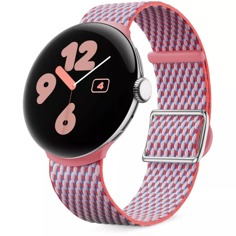 Google - pulksteņa siksniņa viedpulkstenim - 140 - 215 mm - peonija - Pixel Watch 3 (GA06138-WW)