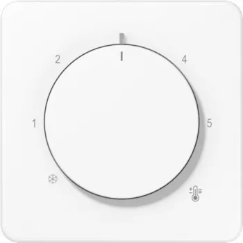 Termostata plāksnes pārsegs Jung CD1749BFWW — maiņas apdare Jung termostatam