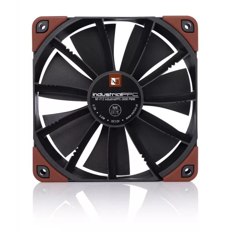 Noctua NF-F12 industrialPPC-3000 PWM 120mm korpusa ventilators