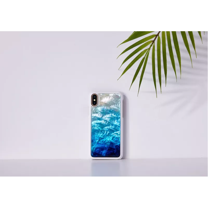 Viedtālruņa maciņš iKins iPhone XS/S blue lake balta