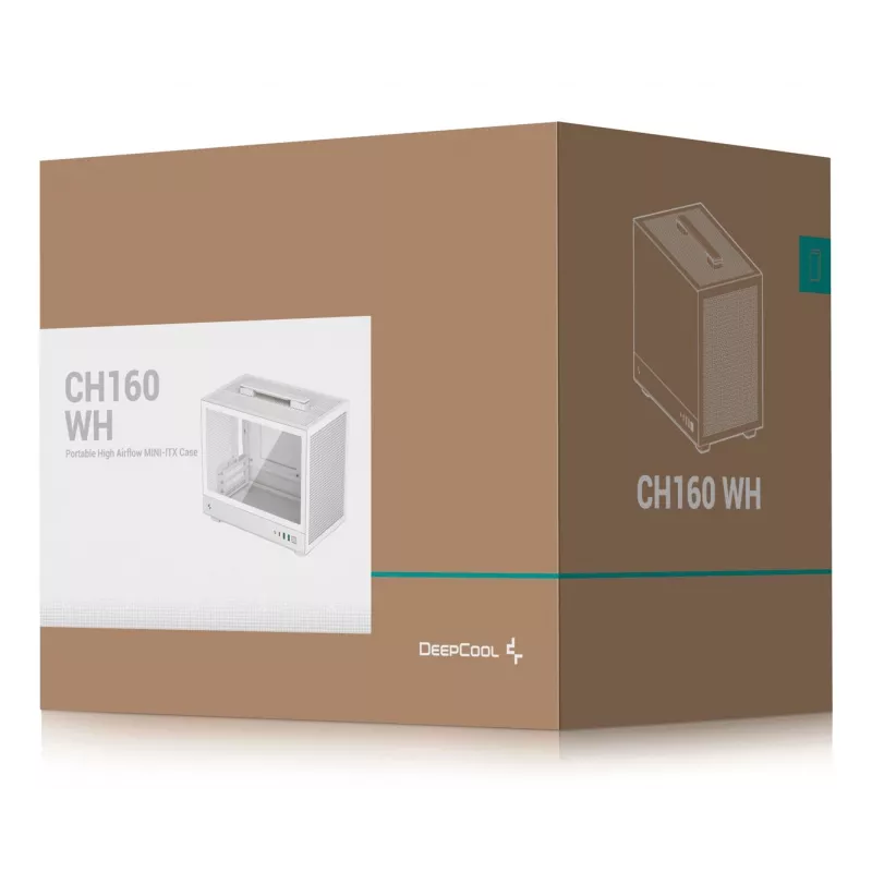 DeepCool CH160 WH Small Form Factor (SFF) balts