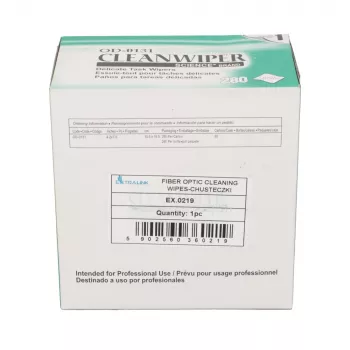 Šķiedru optikas tīrīšanas salvetes Extralink, 280 gab., zaļa