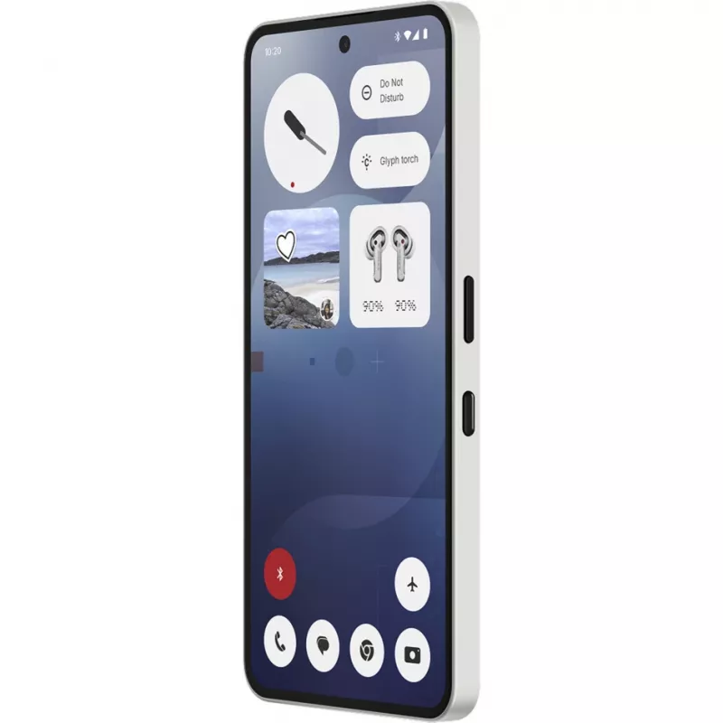 Nothing Phone (3a) 17,2 cm (6,77 inch) Divu SIM Android 15 5G USB Type-C 12 GB 256 GB 5000 mAh Balts