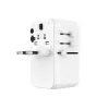 Fiksēts | Voyager 85W ceļojumu adapteris ES, Lielbritānijas un ASV/AUS kontaktligzdām, ar 4xUSB-C un 1xUSB izeju | Adapteris