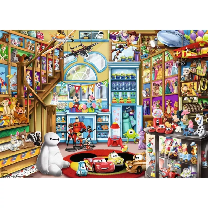Puzle Ravensburger Disney Pixar Toy Store 1000 gab. Karikatūras