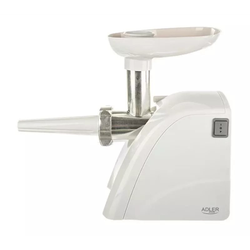 Adler AD 4803 gaļas maļamā mašīna 800 W Nerūsējošais tērauds, Balta