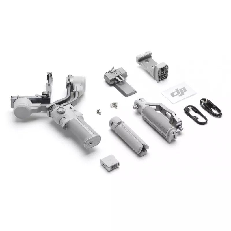 Gimbal stabilizators DJI RS 4 Mini Combo — kompakts viegls rokas stabilizators bezspoguļu kamerām