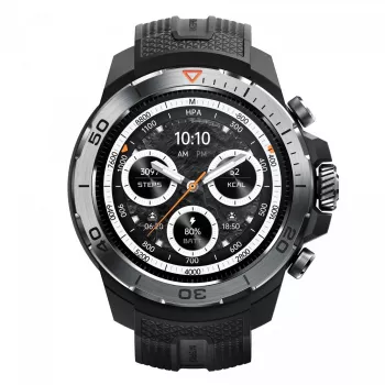 Viedpulkstenis Mibro GS Explorer Obsidian Black (melns)