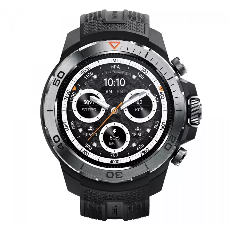 Viedpulkstenis Mibro GS Explorer Obsidian Black (melns)