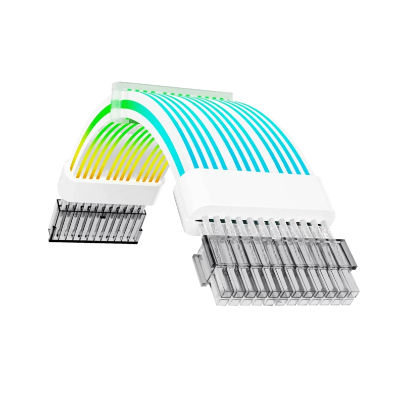 Gamemax | PSU pagarinātājkabelis | MB 24PIN-B | Balts