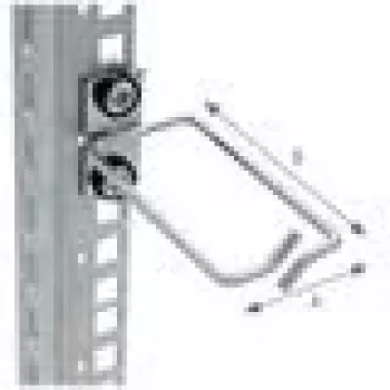 Kabeļu pārvaldības gredzens Triton D1 40x40 mm