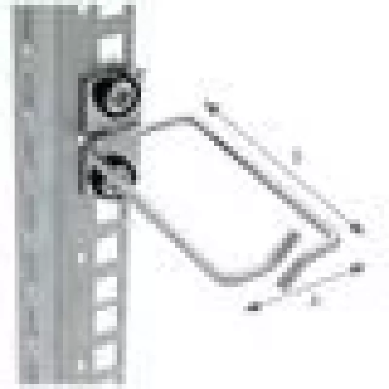 Kabeļu pārvaldības gredzens Triton D1 40x40 mm