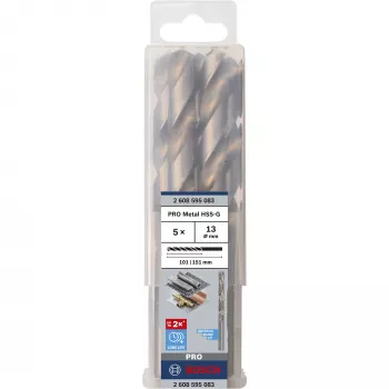 Vītveida urbja urbji Bosch 2608595083 HSS slīpēti 5-10mm