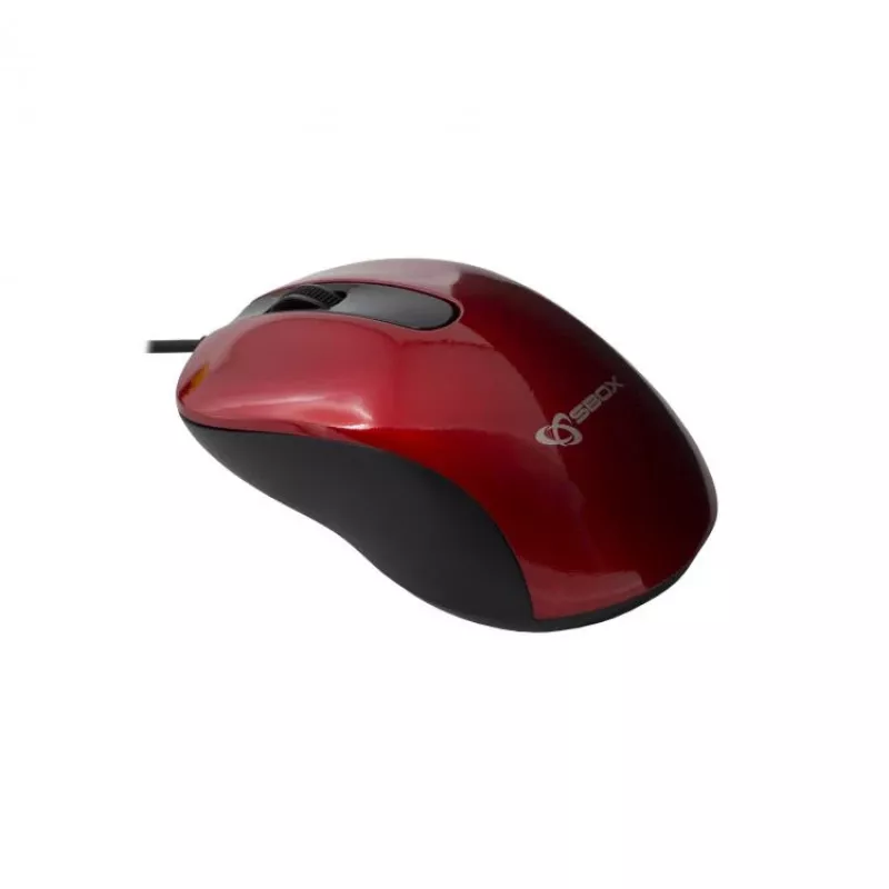 Sbox M-901 optiskā pele sarkana