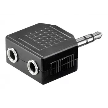 Goobay | Austiņu AUX adapteris; 3,5 mm ligzda 1 pret 2