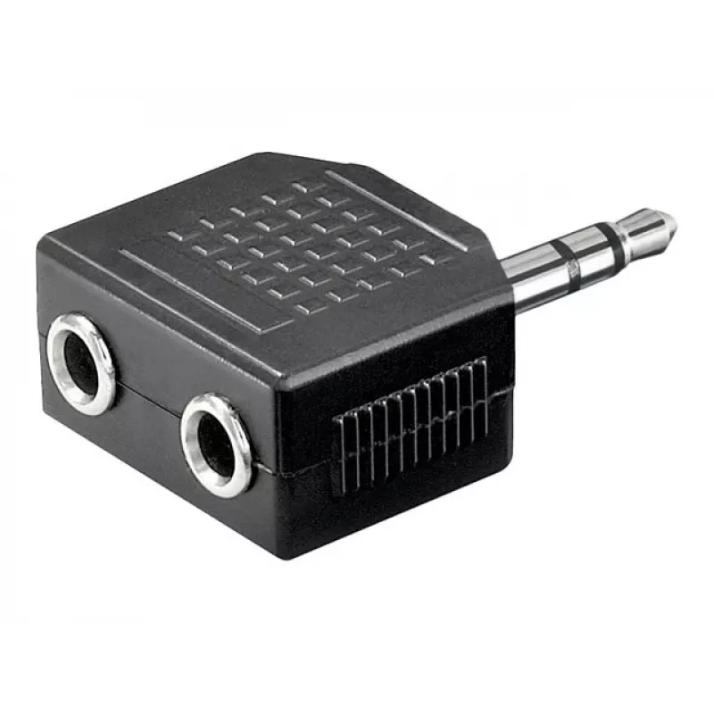 Goobay | Austiņu AUX adapteris; 3,5 mm ligzda 1 pret 2