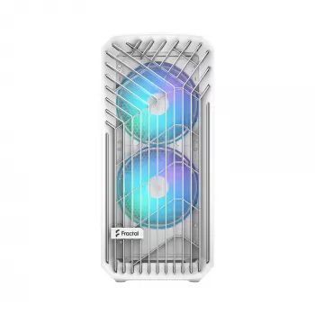 PC korpuss Fractal Design Torrent White — atbalsta ATX, EATX, microATX, ITX; 2x180 mm priekšējie ventilatori; 2.5 collu/3.5 collu sloti