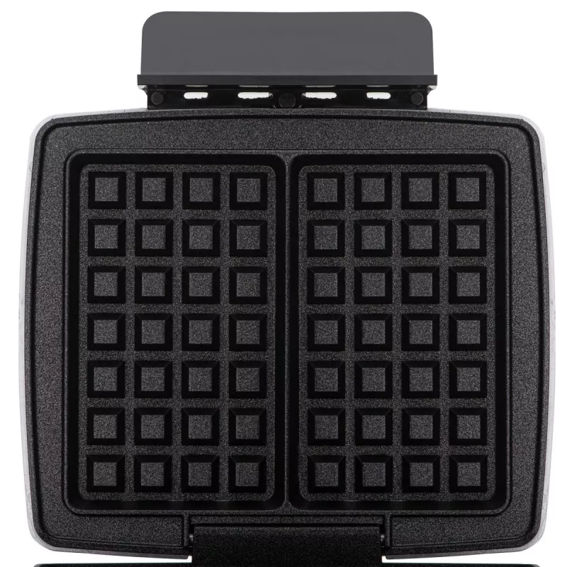 Vafeļu panna Adler AD 3085 — 1200 W, 2 taisnstūra vafeles 9×13 cm, regulējama temperatūra, nepiedegošas plāksnes