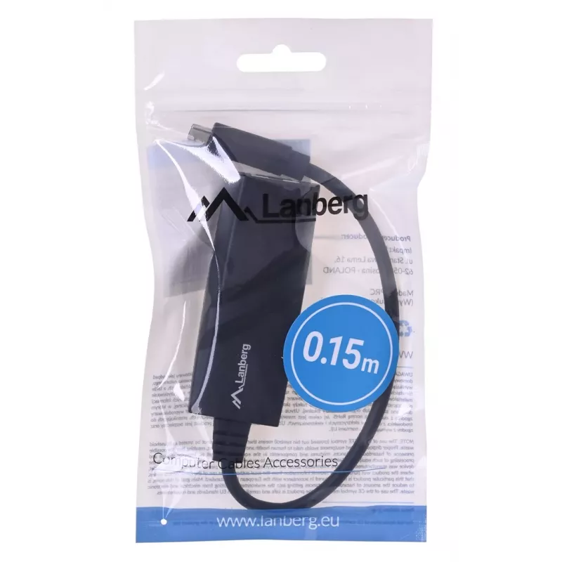 Lanberg NC-1000-02 saskarnes karte/adapteris RJ-45