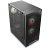 PC Case Set Silentware Flow 100 ARGB MESH — 2×140 mm priekšā, 1×120 mm aizmugurē