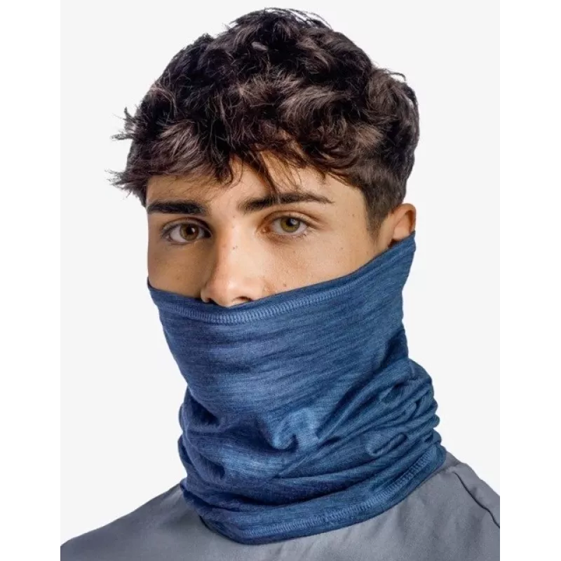 Buff viegls merino vilnas daudzfunkcionāls šalle, zils