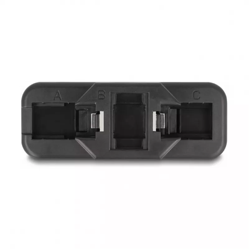 DeLOCK Keystone LSA komplekts RJ45 RJ11 Cat.6 melns klipšu turētājs