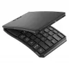 Inateck pilna izmēra izliekta Bluetooth tastatūra N0131 QWERTZ šķērveida mehānisms melna