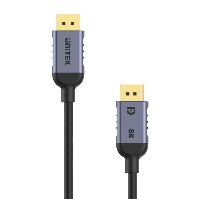 UNITEK C1628GY01-3M DisplayPort kabelis melns, pelēks