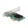 DeLOCK PCI Express x1 karte 1 x RJ45 Gigabit LAN BCM pelēka