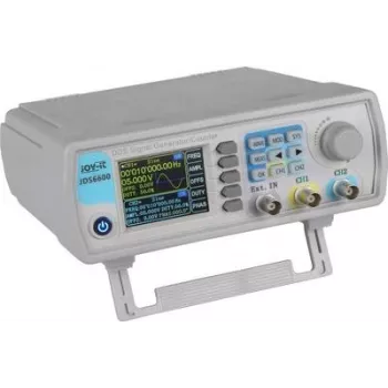 Joy-it JDS6600 funkciju ģenerators ar tīkla barošanu 0 Hz - 60 MHz 2 kanālu Sinus, Trīsstūris, Taisnstūris, Impulss, Troksnis, Lorenca līkne (JT-JDS6600)