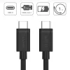 USB kabelis UNITEK Y-C477BK USB 3.2 Gen 1 1m USB C melns