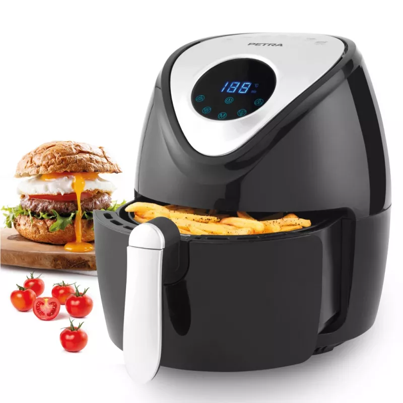 Karstā gaisa fritēze Petra PT4221VDEEU7 4,5L, galda virsmas elektriskā fritēze ar 4,5 litru ietilpību