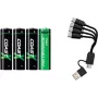 Coast Products 1x4 Coast Zithion-X Mignon AA akumulators USB-C uzlādes pieslēgvieta — akumulators (100047534)