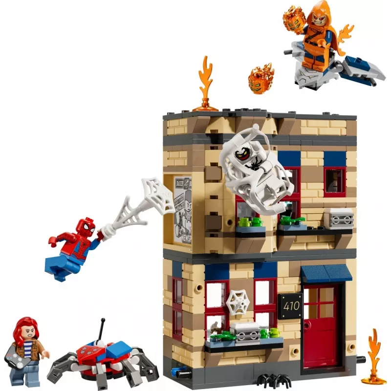 LEGO Marvel komplekts 76317 Pītera Pārkera dzīvoklis ar Zirnekļcilvēka minifigūru
