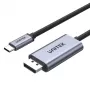 UNITEK V1409A savienotāju adapteris USB-C DisplayPort melns, pelēks